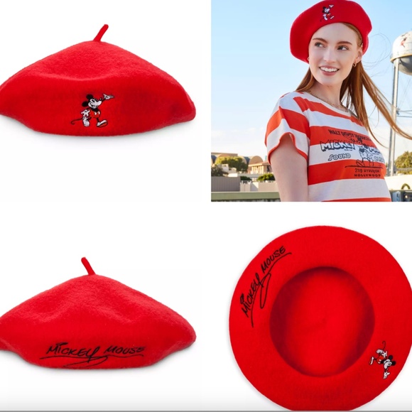 Mickey Mouse Adult Beret - Picture 2 of 2